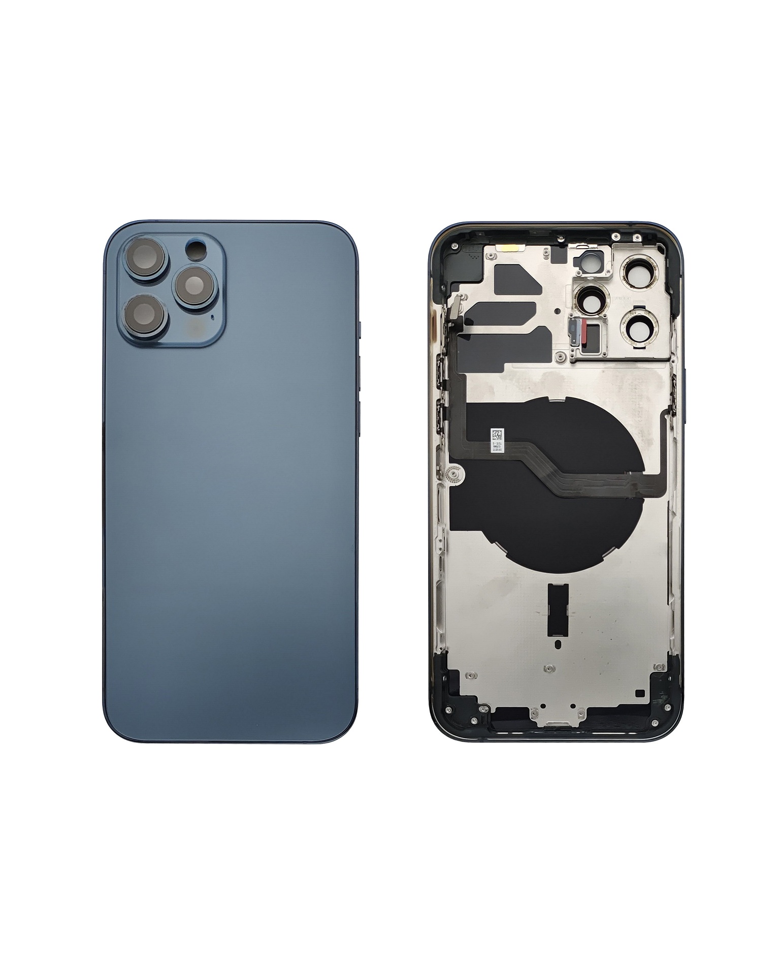 Back Housing W/ Small Parts Pre-Installed For iPhone 12 Pro Max-Pacific Blue