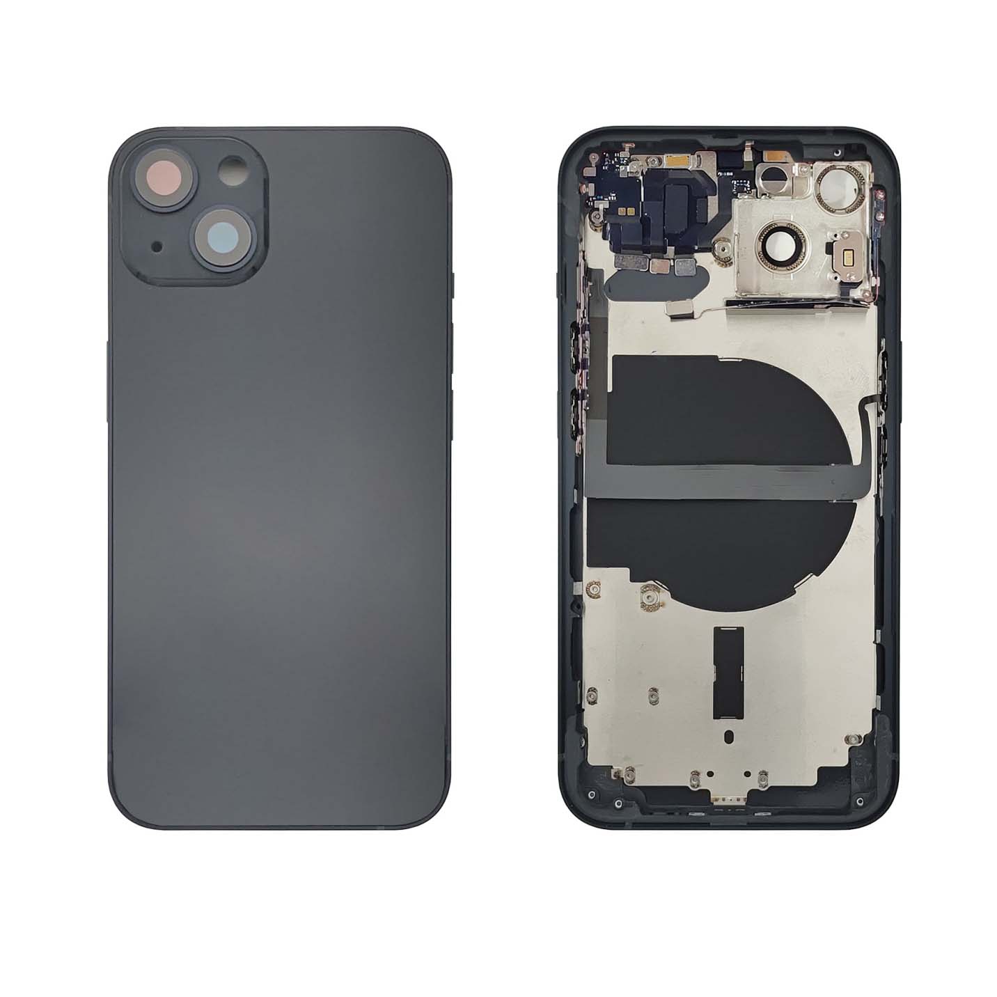 Back Housing W/ Small Parts Pre-Installed For iPhone 13-Midnight