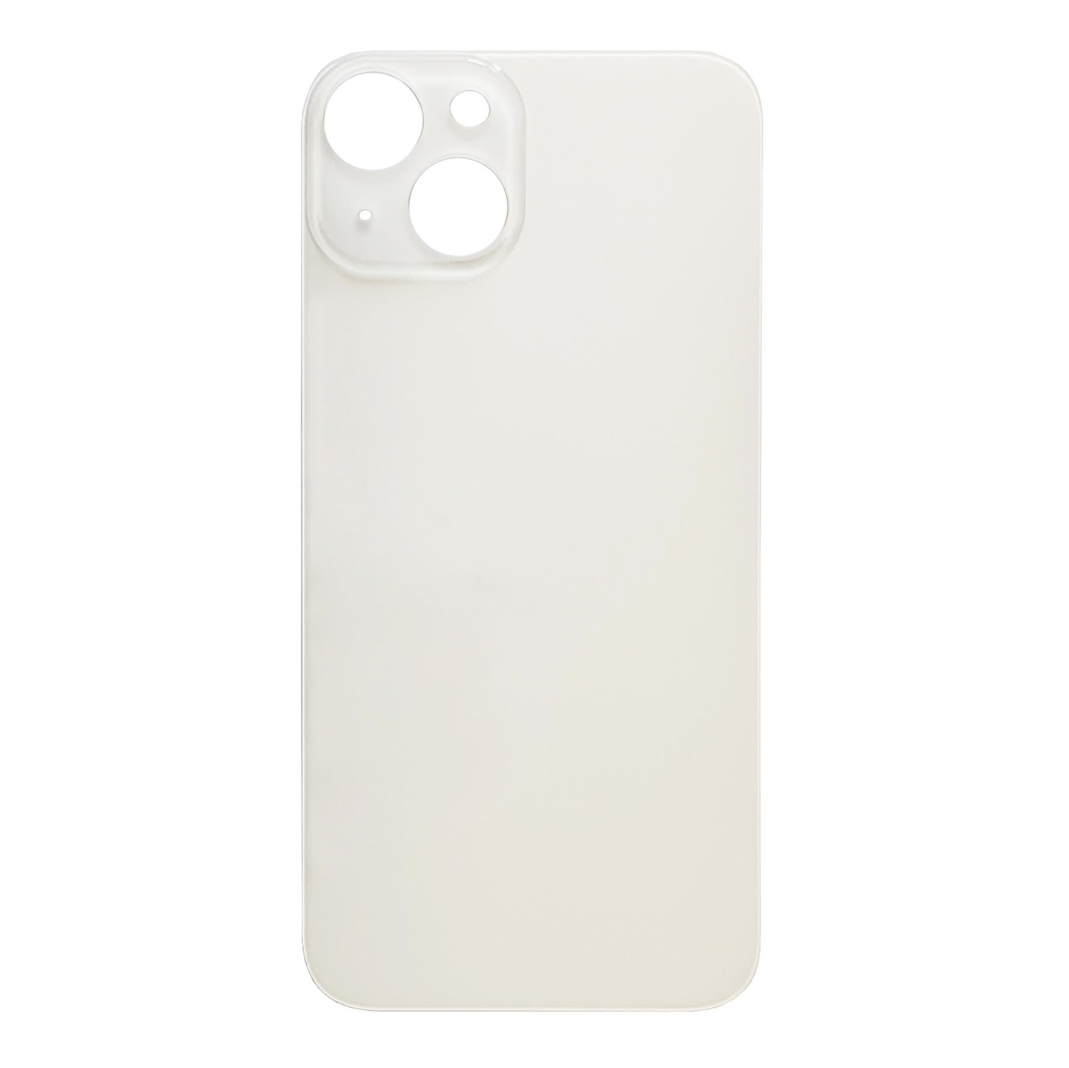 Back Glass For iPhone 14 (Large Camera Hole) - Starlight