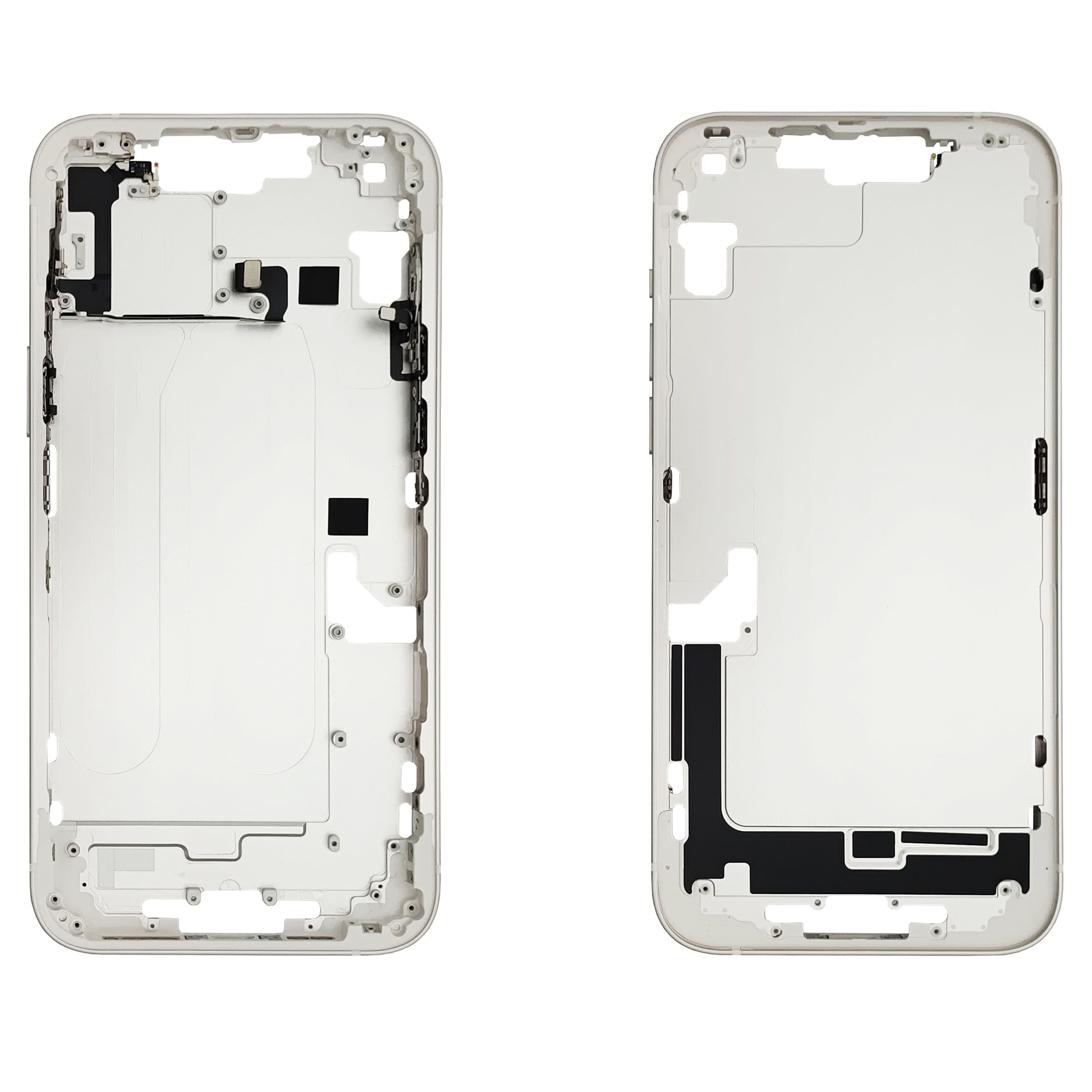 Mid- Frame Housing with Power & Volume Button for iPhone 14 Plus- Starlight