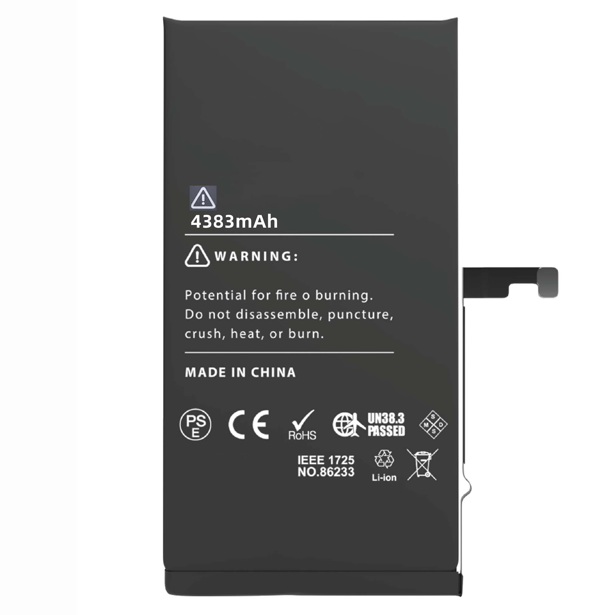 Extended Capacity Battery for iPhone 15 Plus