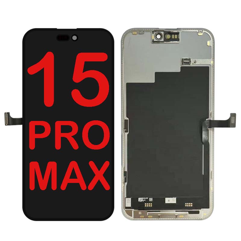 OLED Assembly For iPhone 15 Pro Max (Refurbished)-Black 