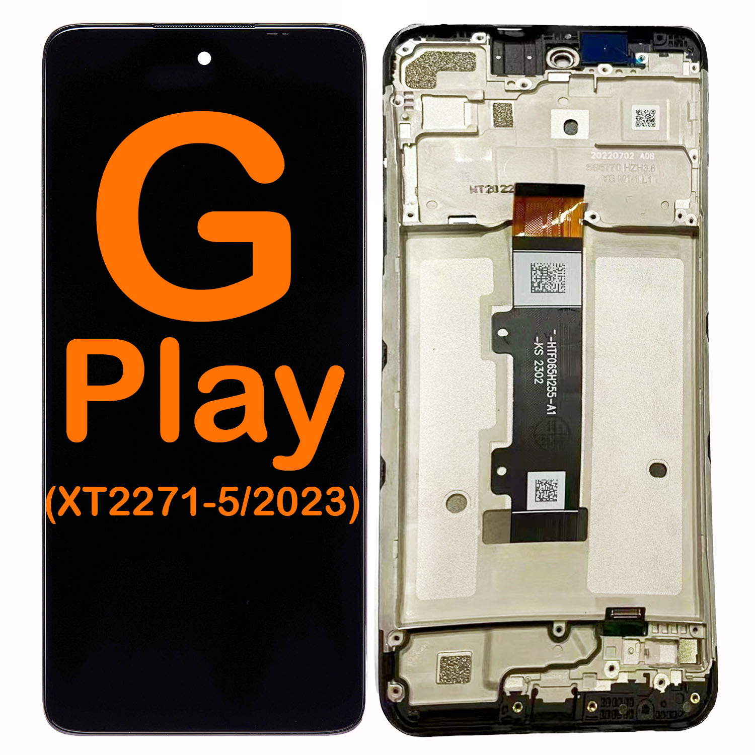 LCD Display Touch Screen Digitizer Replacement for Motorola G Play (XT2271-5 / 2023)