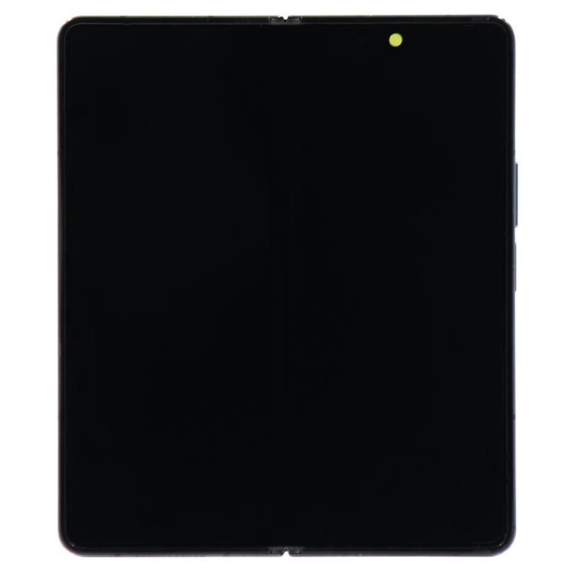 Inner OLED Screen Digitizer Assembly with Frame for Samsung Galaxy Z Fold 4 5G (Refurbished) - Burgundy