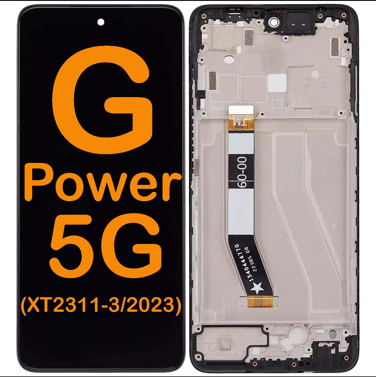 LCD Display Touch Screen Digitizer Replacement for Motorola Moto G Power 5G (XT2311-3 / 2023)-Black