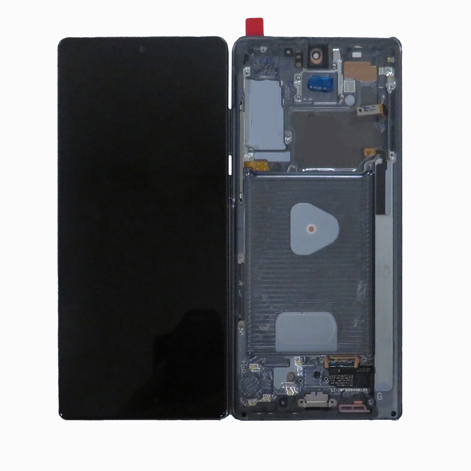 OLED Screen Digitizer Assembly with Frame for Samsung Galaxy Note 20 5G N981 (Refurbished)-Mystic Green