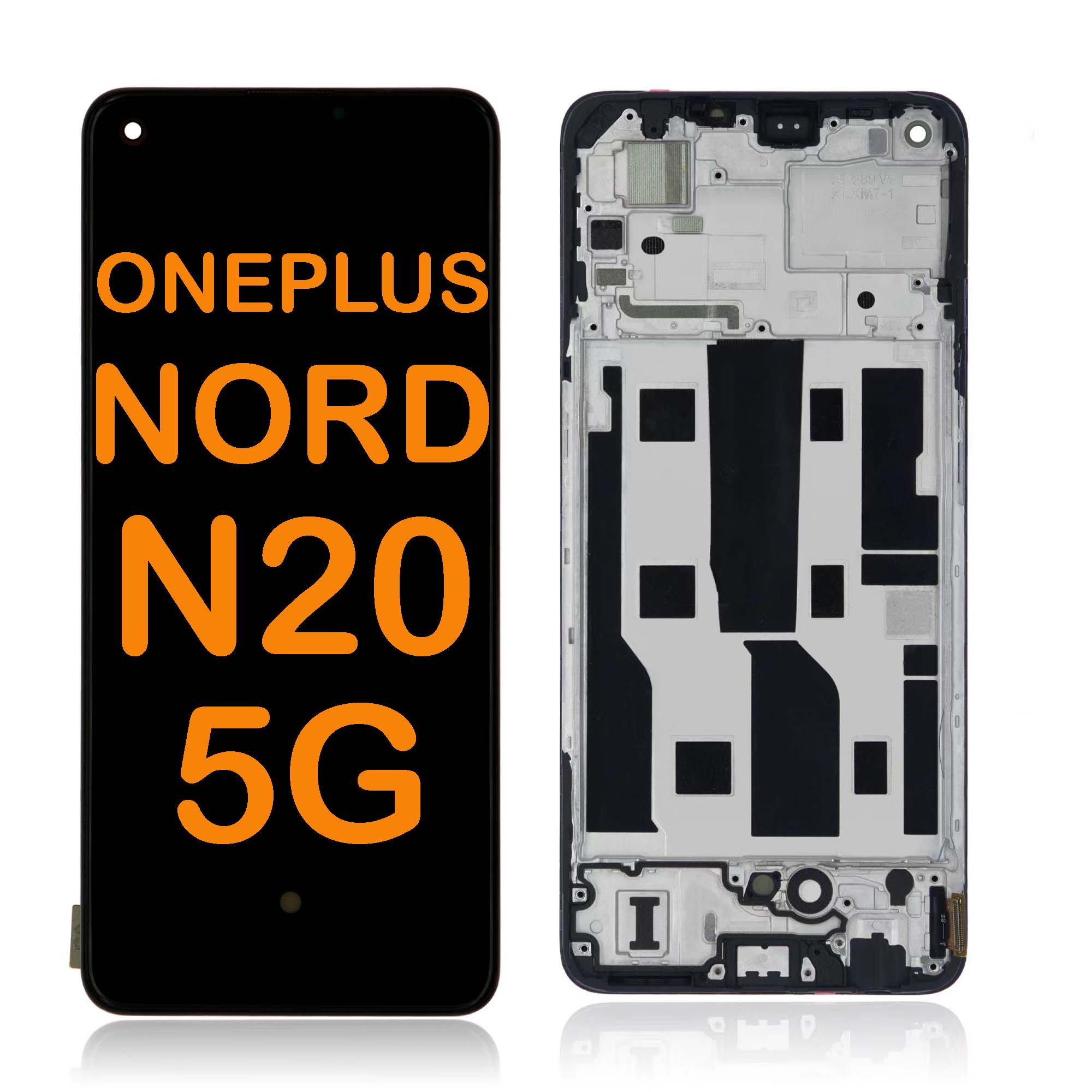 OLED Assembly With Frame Compatible For OnePlus Nord N20 5G - (Genuine OEM)