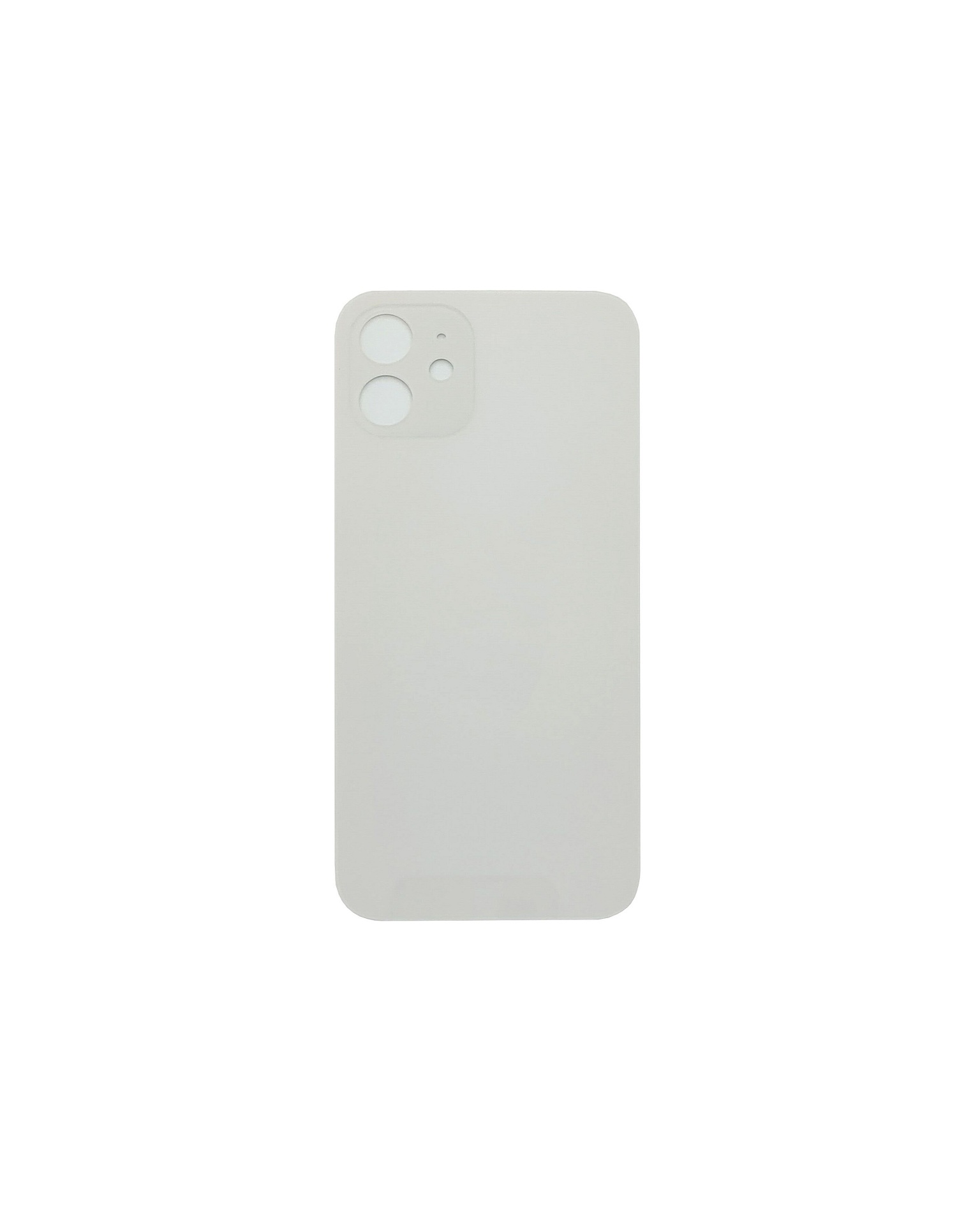 Back Glass For iPhone 12 (Large Camera Hole) - White