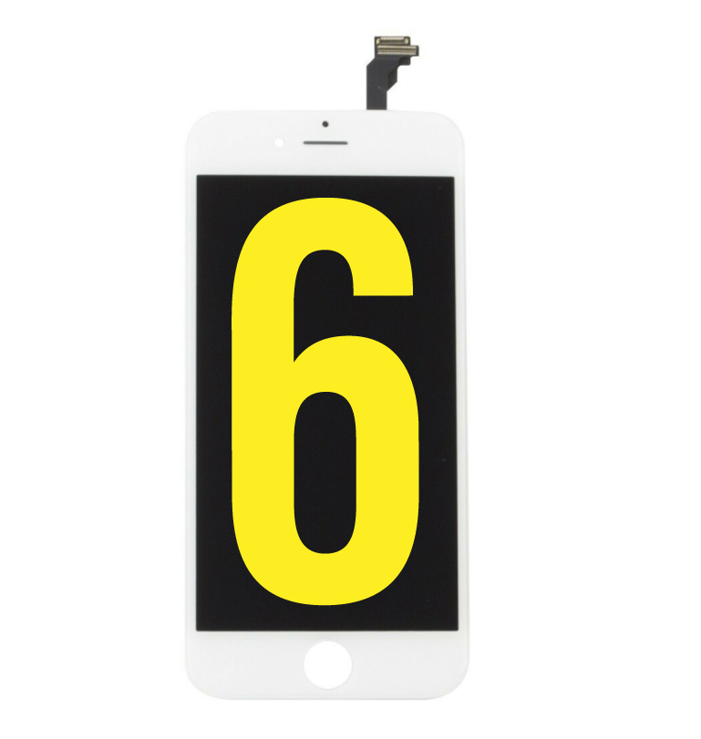 LCD Assembly Compatible For iPhone 6 (Extremely Quality AM)-White