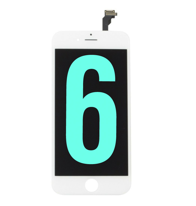 LCD Assembly Compatible For iPhone 6 (Aftermarket Plus)-White