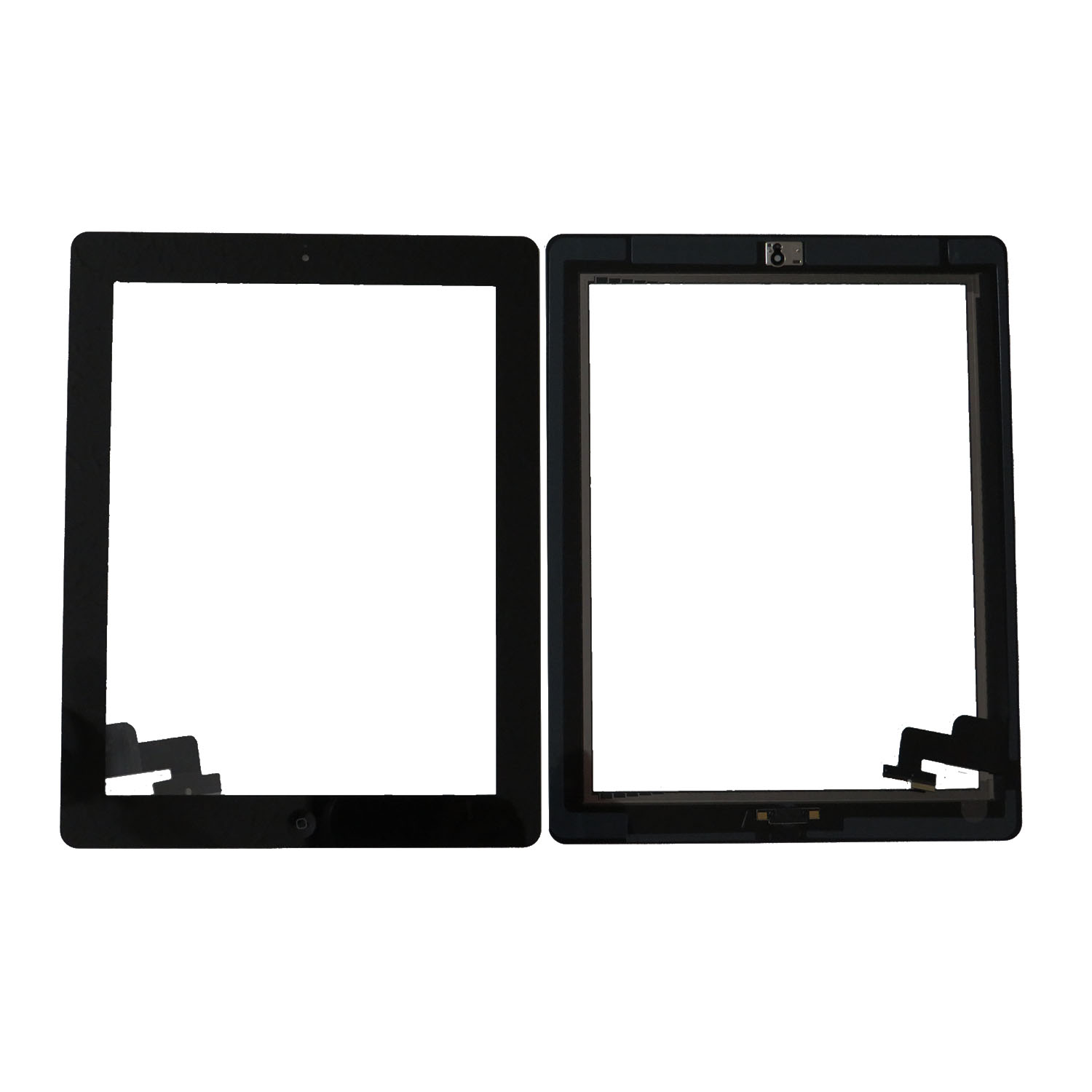 Touch Screen Digitizer W/Home Button for iPad 2- Black 