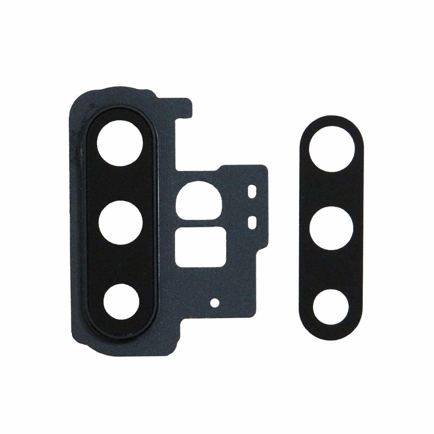 Back Camera Lens with Cover Bezel Ring (Black) for Samsung Galaxy Note 10 Plus 5G