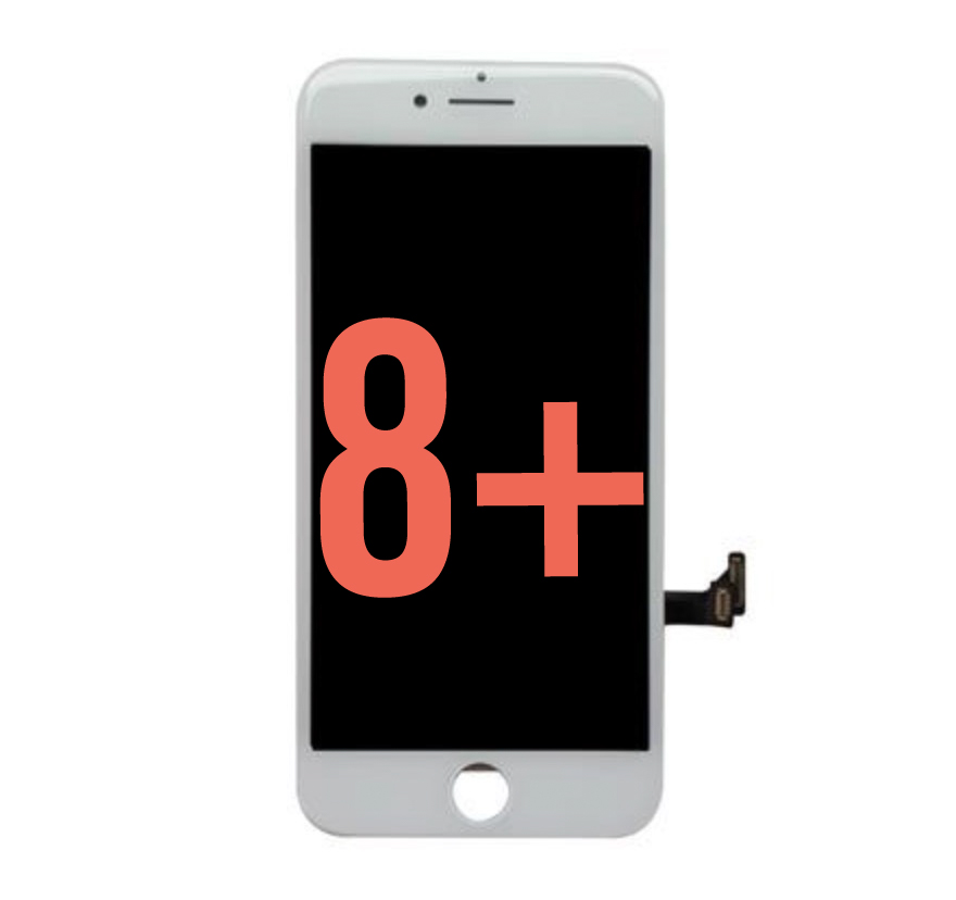 LCD Assembly Compatible For iPhone 8 Plus (Refurbished)-White