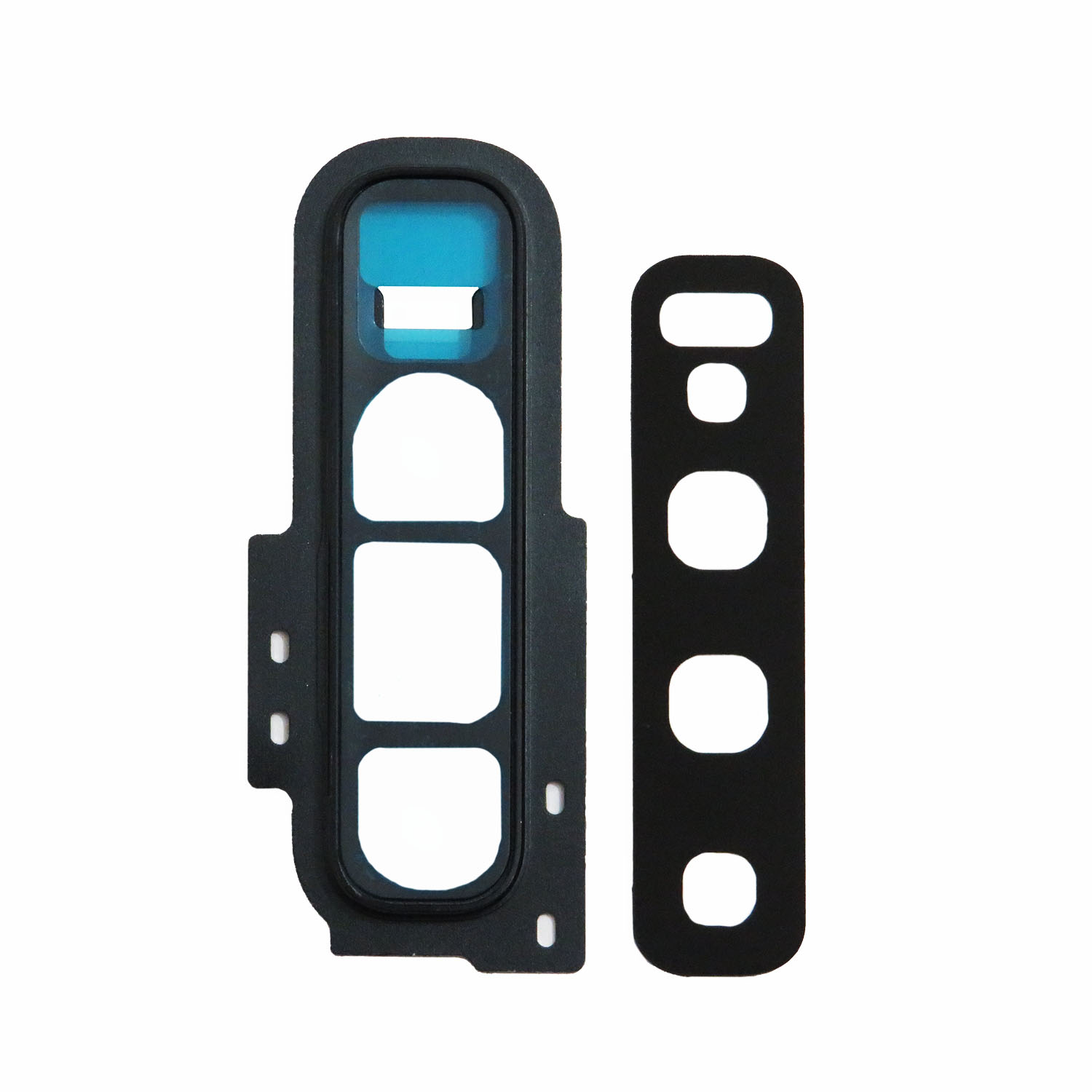 Back Camera Lens with Cover Bezel Ring (Black) for Samsung Galaxy S10
