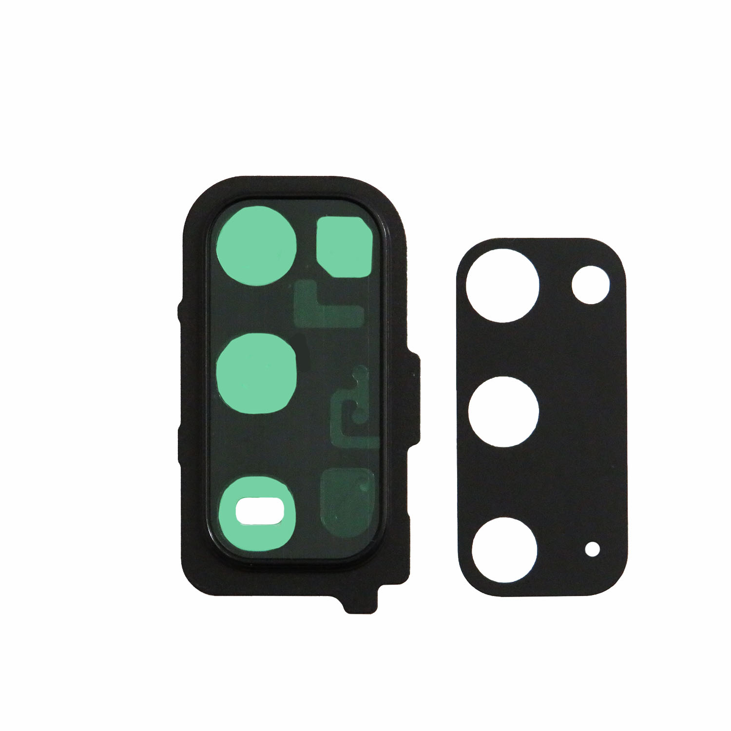 Back Camera Lens with Cover Bezel Ring (Black) Compatible for Samsung Galaxy S20 5G