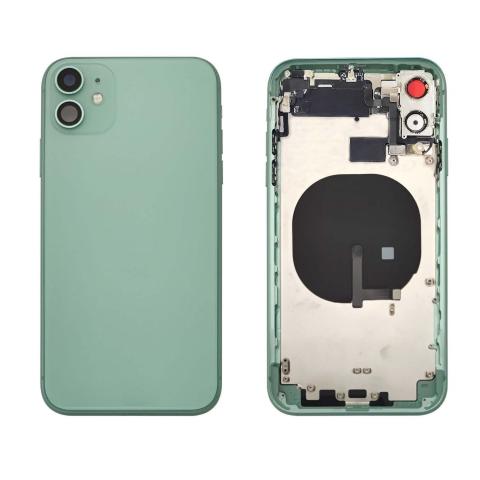 Back Housing W/ Small Parts Pre-Installed For iPhone 11- Green