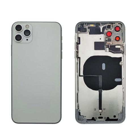 Back Housing W/ Small Parts Pre-Installed For iPhone 11 Pro Max-Silver