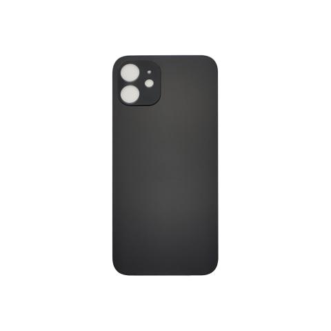 Back Glass For iPhone 12 Mini (Large Camera Hole) - Black