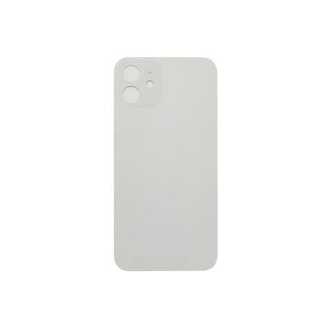 Back Glass For iPhone 12 Mini (Large Camera Hole) - White