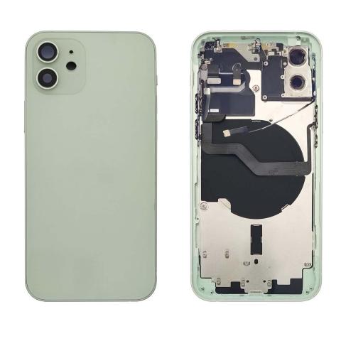 Back Housing W/ Small Parts Pre-Installed For iPhone 12 -Green
