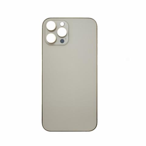 Back Glass For iPhone 12 Pro Max (Large Camera Hole) - Gold