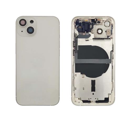 Back Housing W/ Small Parts Pre-Installed For iPhone 13-Starlight