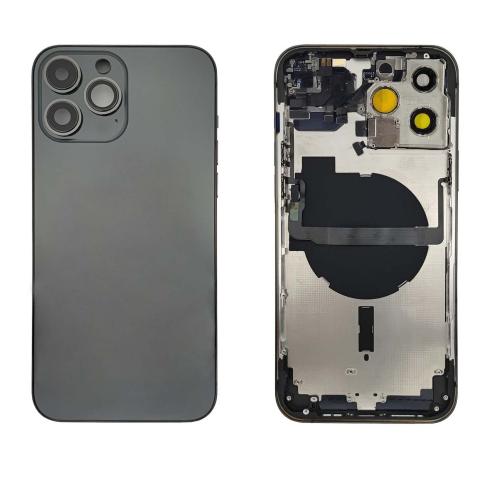 Back Housing W/ Small Parts Pre-Installed For iPhone 13 Pro Max-Graphite