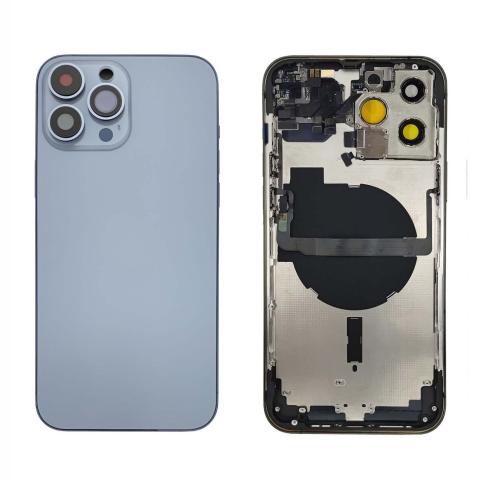 Back Housing W/ Small Parts Pre-Installed For iPhone 13 Pro Max-Sierra Blue