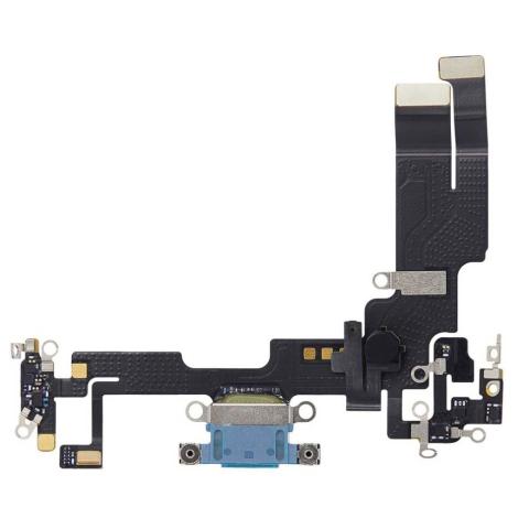 Charging Port for iPhone 14 - Blue (Premium)