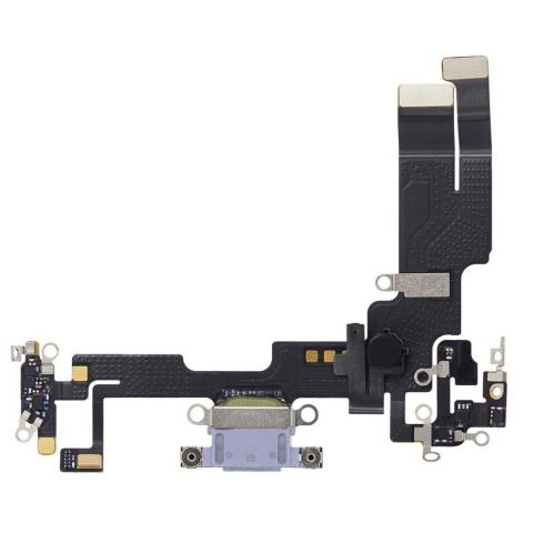 Charging Port for iPhone 14 - Purple (Premium)
