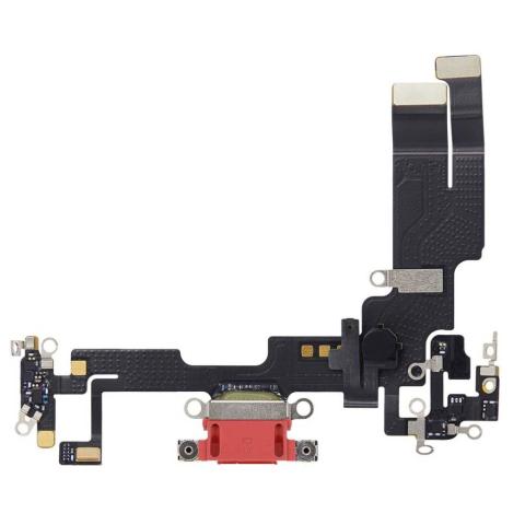 Charging Port for iPhone 14 - Red (Premium)