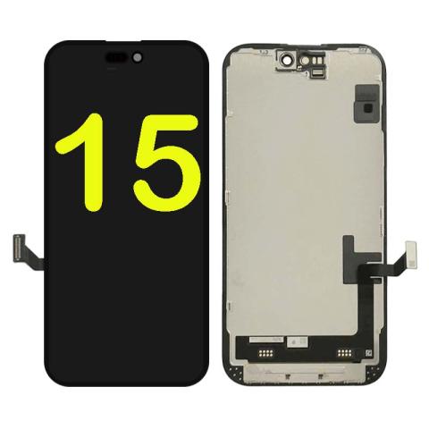 LCD Assembly For iPhone 15 (Extremely Quality AM Incell)-Black