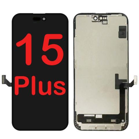 OLED Assembly Compatible For iPhone 15 Plus (Refurbished)-Black 