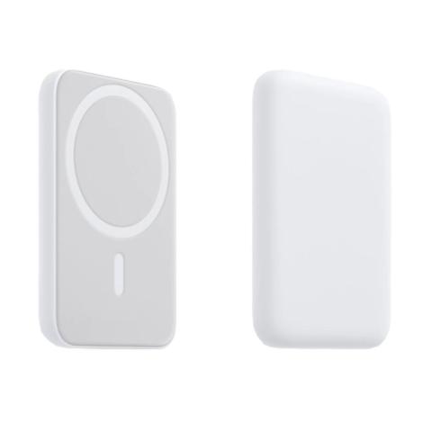 5000mAh Magnetic Power Bank Magsafe Battery Pack Wireless Charger For iPhone 12/13/14 Series - White 