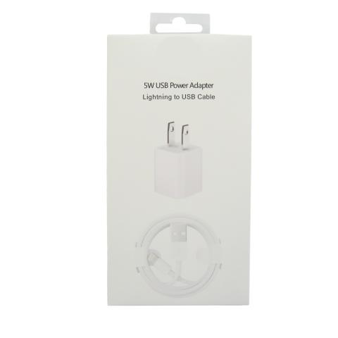(COMBO) 5W USB Power Adapter & Lightning to USB Cable 