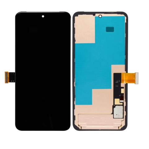 OLCD Display Touch Screen Digitizer Replacement (With Frame) (W/Out Finger Print Sensor) for Google Pixel 8 (Service Pack)