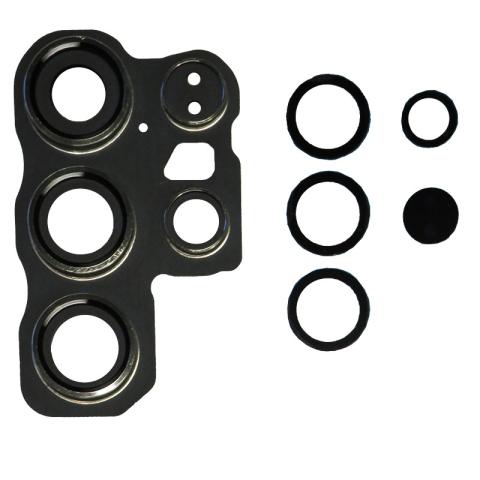 Back Camera Lens with Cover Bezel Ring (Black) for Samsung Galaxy S24 Ultra 5G