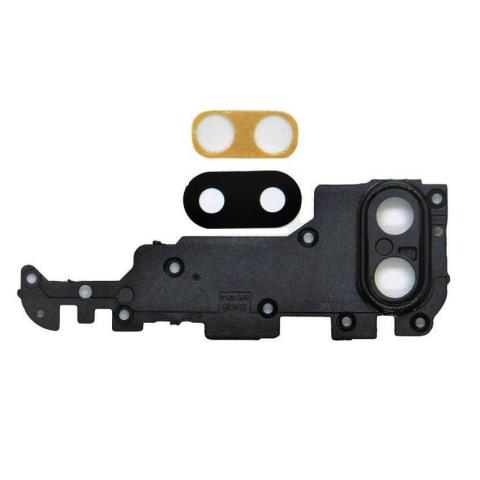 Back Camera Lens with Cover Bezel Ring (black) for Galaxy A10S (A107 2019)