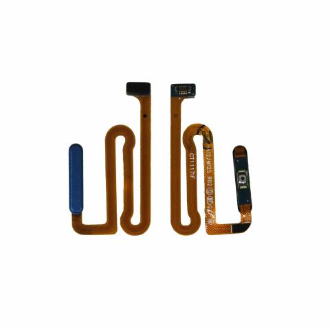 Fingerprint Reader with Power Button Flex Cable for Galaxy A12 (A125 2020)-Blue