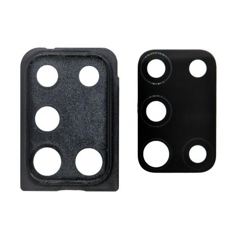 Back Camera Lens With Cover Bezel Ring (black) for Galaxy  A21S (217 2020)