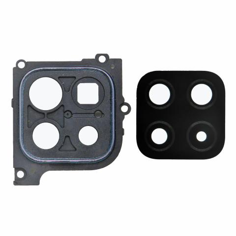 Back Camera Lens With Cover Bezel Ring (black) for Galaxy A22 5g (A226 2021)