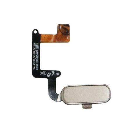 Fingerprint Reader with Flex Cable for Galaxy A3 (A320 2017), A5 (A520 2017), A7 (A720 2017)-Gold