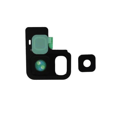 Back Camera Lens with Cover Bezel Ring (black) for Galaxy A8 (A530 2018)