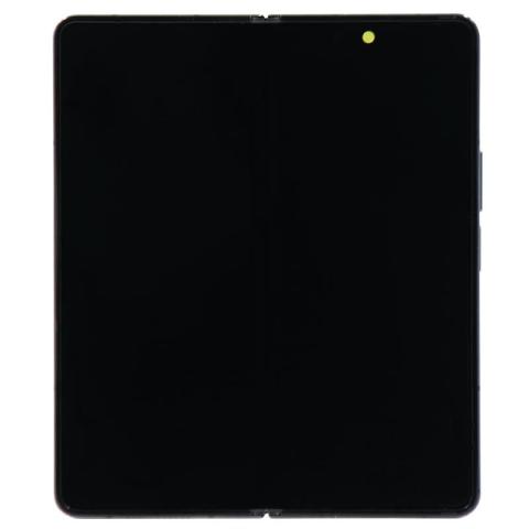 Inner OLED Screen Digitizer Assembly with Frame for Samsung Galaxy Z Fold 4 5G (Refurbished) - Burgundy