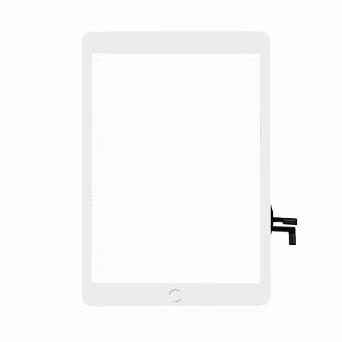 Touch Screen Digitizer (Extremely Quality) W/Home Button for iPad 5 (2017), Air 1 - White