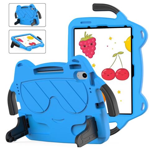 iPad 10.9" iPad 10 (2022) / Pro 11 (2018) / Air 5 (2022) / Air 4 (2020) Stand Kids Shockproof Case - Blue (Ground Shipping Only)