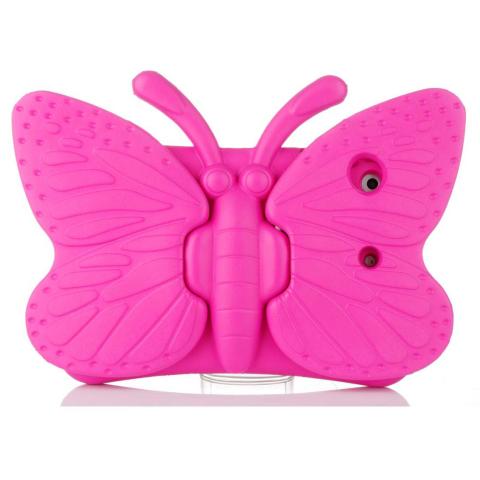 iPad 10.2" 9th (2021) / 8th (2020) / 7th (2019) / Pro 10.5 / Air 3 Butterfly Shockproof Case - Pink (Ground Shipping Only)