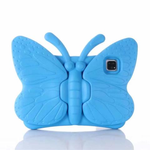 iPad Pro 11 4th (2022) / 3rd (2021) / 2nd (2020) / 1st (2018) / iPad 10 (2022) / Air 5 / Air 4 Butterfly Shockproof Case - Blue (Ground Shipping Only)