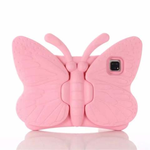 iPad Pro 11 4th (2022) / 3rd (2021) / 2nd (2020) / 1st (2018) / iPad 10 (2022) / Air 5 / Air 4 Butterfly Shockproof Case - Pink (Ground Shipping Only)