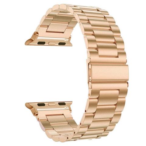Stainless Steel Apple Watch Band 42 / 44 / 45 / 49mm - Rose Gold (Ground Shipping Only)